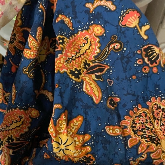 A.L.C. / Myra floral-print cotton-poplin mini dress blue pink 2 XS - Picture 6 of 8